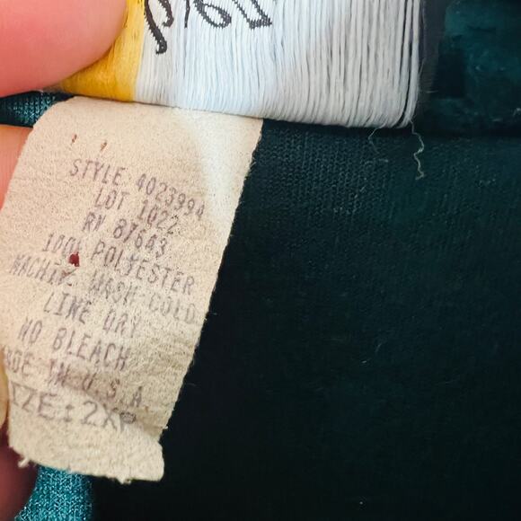 Silver Threads Velour Track Jacket Reptile Print Tassel Jewel Green Gold - 2XP - Picture 7 of 8